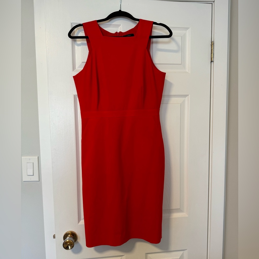 J Crew Red Dress